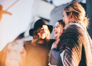 women talking