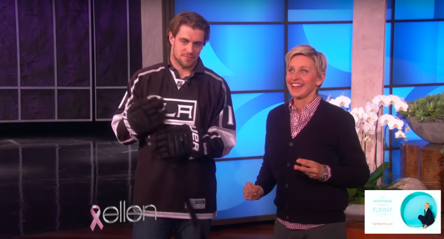 Anze Kopitar Shoots for Breast Cancer Research